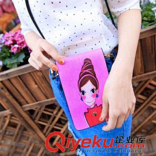 5月第三批新款 2015韩国爆款手机包时尚百搭零钱包女士单肩斜跨小包长款手拿包