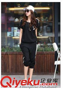 短袖 2015夏装新款韩版短袖宽松时尚学生休闲服运动套装