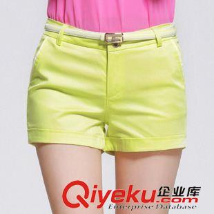 夏季新品7月03 夏季1535新款韩版休闲短裤 直筒裤  一件代销女装