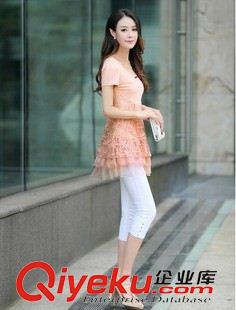 蕾丝衫 2015韩版夏装新款女装宽松大码蕾丝上衣中长款蕾丝衫实拍现货直售