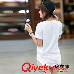 T恤 2015新款春夏一件代发韩版网店免费分销兔子短袖圆领纯棉质T恤226