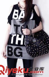 T恤 2015新款春夏一件代发韩版女装网店免费代理长款短袖露肩T恤3371K