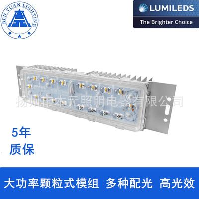 LED模组及电源 大功率颗粒式LED路灯模组60W  高光效 防水IP68 质保5年