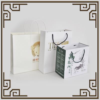 手挽袋 广州专业纸袋厂 质量有保障 纸质手挽袋印刷 手提袋 牛皮纸袋