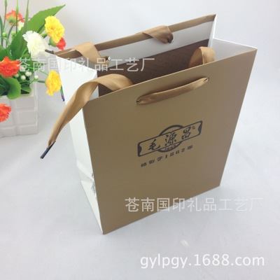 手提袋 印制生产白卡纸手提袋 铜版纸手提纸袋 企业广告袋
