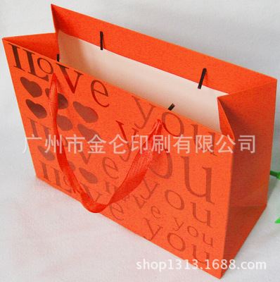礼品类 361厂家专业印刷 ：烫金 UV 激凸 手挽袋 精美纸袋 批量生产