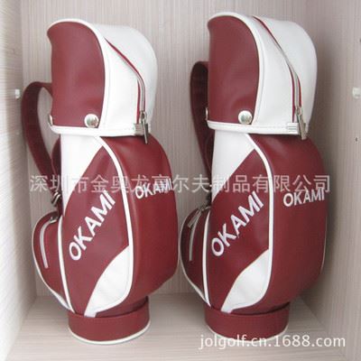 高尔夫球包 高尔夫球包厂定做高尔夫红酒包，红酒袋，迷你高尔夫红酒小球包原始图片2