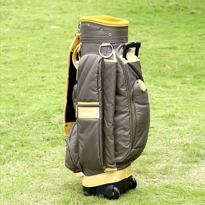 高尔夫球包 厂家直销高尔夫桶包 带拖轮多功能球包 便携带拖轮的高尔夫桶包
