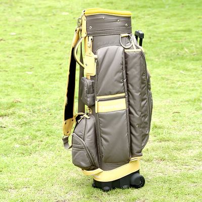 高尔夫球包 厂家直销高尔夫桶包 带拖轮多功能球包 便携带拖轮的高尔夫桶包