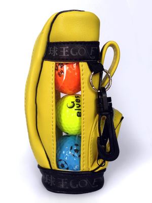 礼    品 高尔夫小球包 迷你小腰包 pu球包 球包挂饰 高尔夫礼品原始图片2