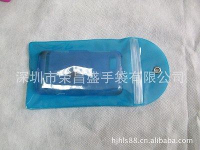 数码、电子产品包装 佛山pvc布丁手机袋闪粉手机袋，拉链袋，防水手机袋(图)