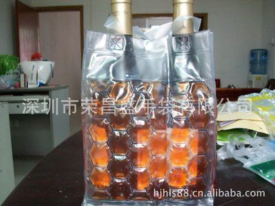 酒水、饮料包装 香港PVC注油红酒袋注水红酒袋冰酒袋冰酒套高档酒袋