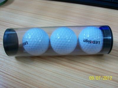 PP/PVC/PET胶盒 三个高尔夫球装圆筒现货硬质pvc圆筒 现货高尔夫 盒