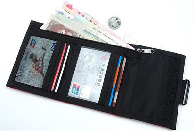 钱包（夹）系列 厂家定做 菱形尼龙卡包 三折短款 运动型钱包女钱夹男牛津布钱包