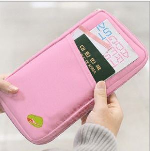 卡包/名片包 时尚外贸旅行卡包手拿钱包证件包飞机护照包 多功能收纳护照包