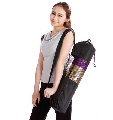 户外用品系列 瑜伽垫专用多功能简易包袋子网状透气加大宽厚瑜珈包网络瑜珈袋