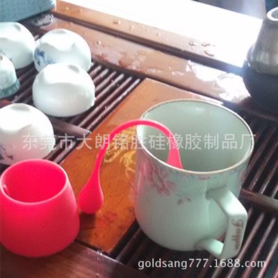 硅胶家居用品 2014年热销泡茶器 硅胶茶隔 水滴泡茶器 食品级硅胶茶漏