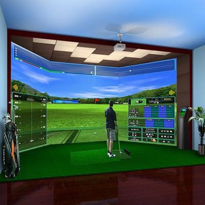 模拟高尔夫 上门安装！室内高尔夫模拟器 韩版正版3D系统 酒店会所/私人别墅原始图片2
