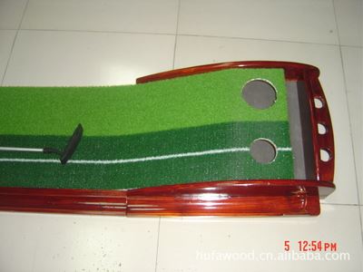高尔夫个人用品 厂家直销推杆练习器 红木推杆练习器 练习器底座