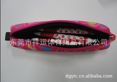 笔袋 供应 优质 韩版 可爱 多功能 潜水料笔袋