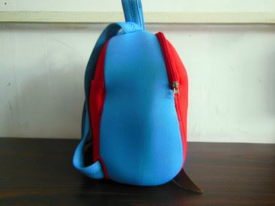 书包 供应 优质 柔软 可爱 蓝色 双肩背  潜水料儿童包包系列-4