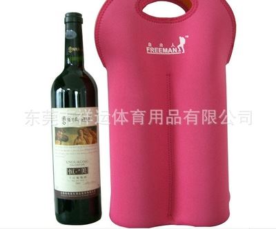 保温杯 生产潜水料瓶套 红酒包装袋 时尚手拎瓶袋 方便携带 价格优惠