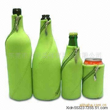杯子 厂家供应广告促销啤酒瓶套红酒瓶套潜水料SBR保温瓶套环保瓶套