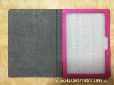 联想平板皮套 厂家批发 lenovo A10-70 10寸平板电脑皮套 保护套 背夹 两折现货