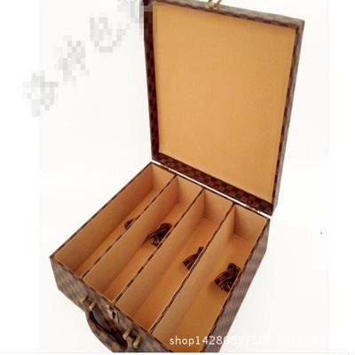 酒盒 红酒盒 包装礼品盒 单支皮盒 葡萄酒盒子 拉菲酒箱
