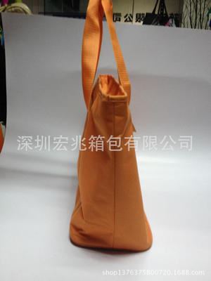 帆布购物袋 深圳宏兆手袋厂家生产休闲购物袋 ，保温袋
