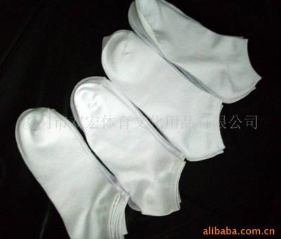 各式运动袜 供应白色运动船袜