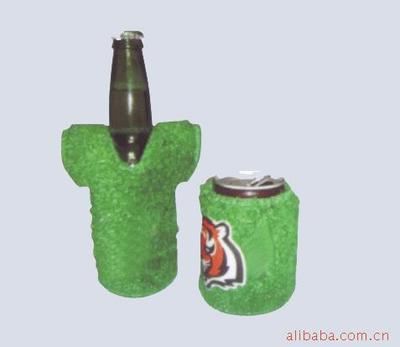 罐装可乐套 厂家直销草皮可乐杯套，绿色地毯杯套