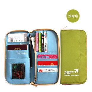 钱包/证件袋/钥匙包/护照包 M square韩版新款旅行多功能护照包 时尚长款钱包证件包票夹批发