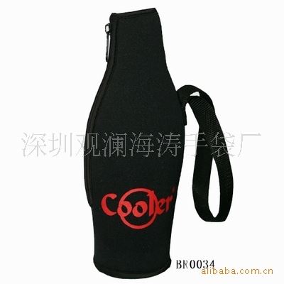 酒瓶袋 深圳厂家订做精美礼品袋红酒袋 潜水料红酒袋原始图片3