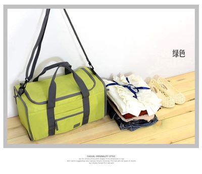 收纳袋/收纳盒 厂家批发折叠手提旅行袋 便携式运动旅游行李整理包