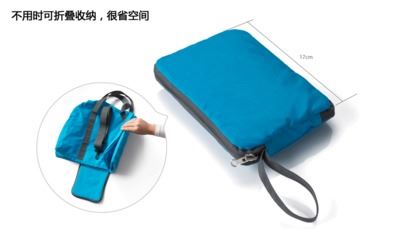 热销产品 防水尼龙可折叠手提旅行袋 大容量健身旅行单肩包 户外折叠包定制