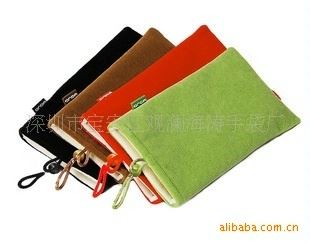 绒布袋 深圳厂家订做环保绒布手机袋 （zyjl）