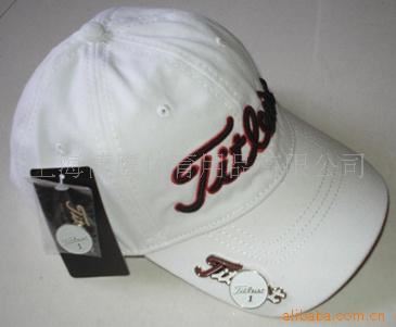 高尔夫帽子定制 供应户外运动高尔夫帽子帽夹MARK 帽定制全棉 透气帽定制