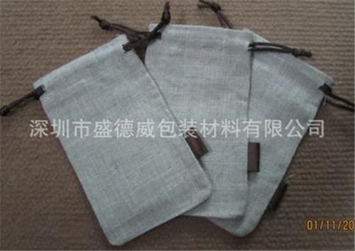 推荐产品 厂家直供 环保包装麻布袋 束口麻布袋 收纳麻布袋 小麻布袋