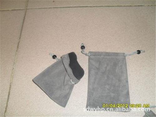 更多产品 供应灰色移动电源绒布袋　移动电源袋专业生产