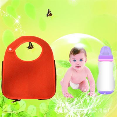 婴儿围兜、围嘴 批发环保潜料婴儿围兜多色可选奶瓶赠品