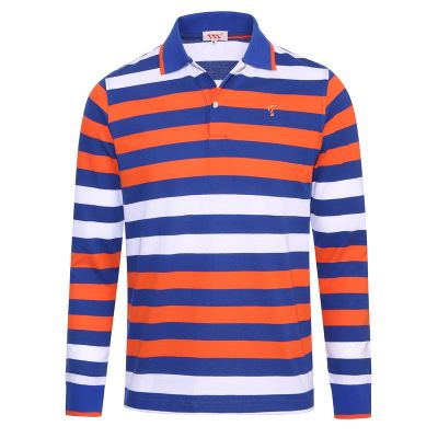 高尔夫服装 TTYGJ新款 高尔夫服装 男士秋季舒适纯棉长袖T恤POLO衫 Golf球服原始图片2