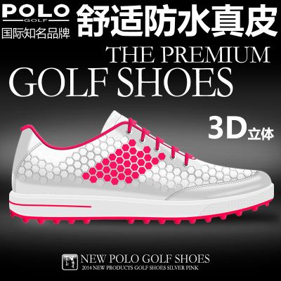 高尔夫球鞋 zppolo golf 新款 高尔夫球鞋 女士运动鞋 3D打印鞋面 防水透气
