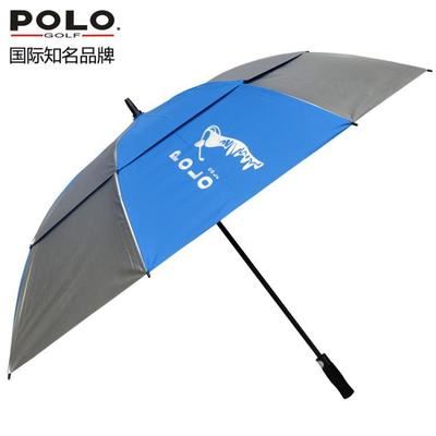 高尔夫雨伞 polozp 高尔夫球伞 双层超大 双人防风 男女长柄雨伞 防紫外线