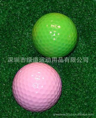 高尔夫球golf ball 彩色练习球和比赛球，彩球， 高尔夫彩色球原始图片2