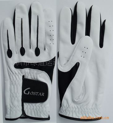 高尔夫手套golf glove golf gloves 深圳绿道供应新款防滑高尔夫白色小羊皮手套