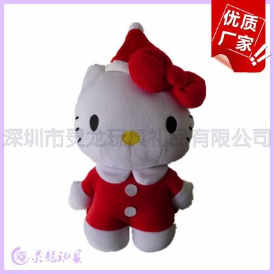 毛绒包类 毛绒印花HelloKitty双肩书包/卡通吉祥物儿童背包/来图样厂家定做