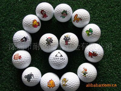 高尔夫球 供应logo高尔夫l球印刷高质环保标准高尔夫球橡胶实心球原始图片3