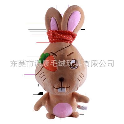 YK13猪猪侠授权产品 Q版小呆呆毛绒玩具 创意圣诞礼品 厂家低价批发