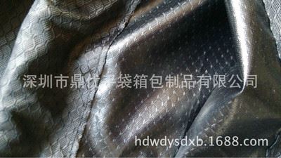 涤纶布袋 210D优丽胶束口背袋，防泼水束口袋，抽绳袋原始图片3